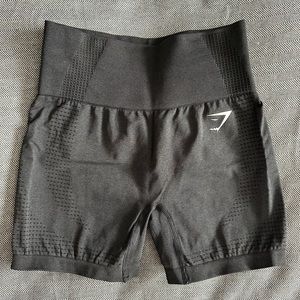Like New - Gymshark Vital Seamless 2.0 Shorts - Black Marl